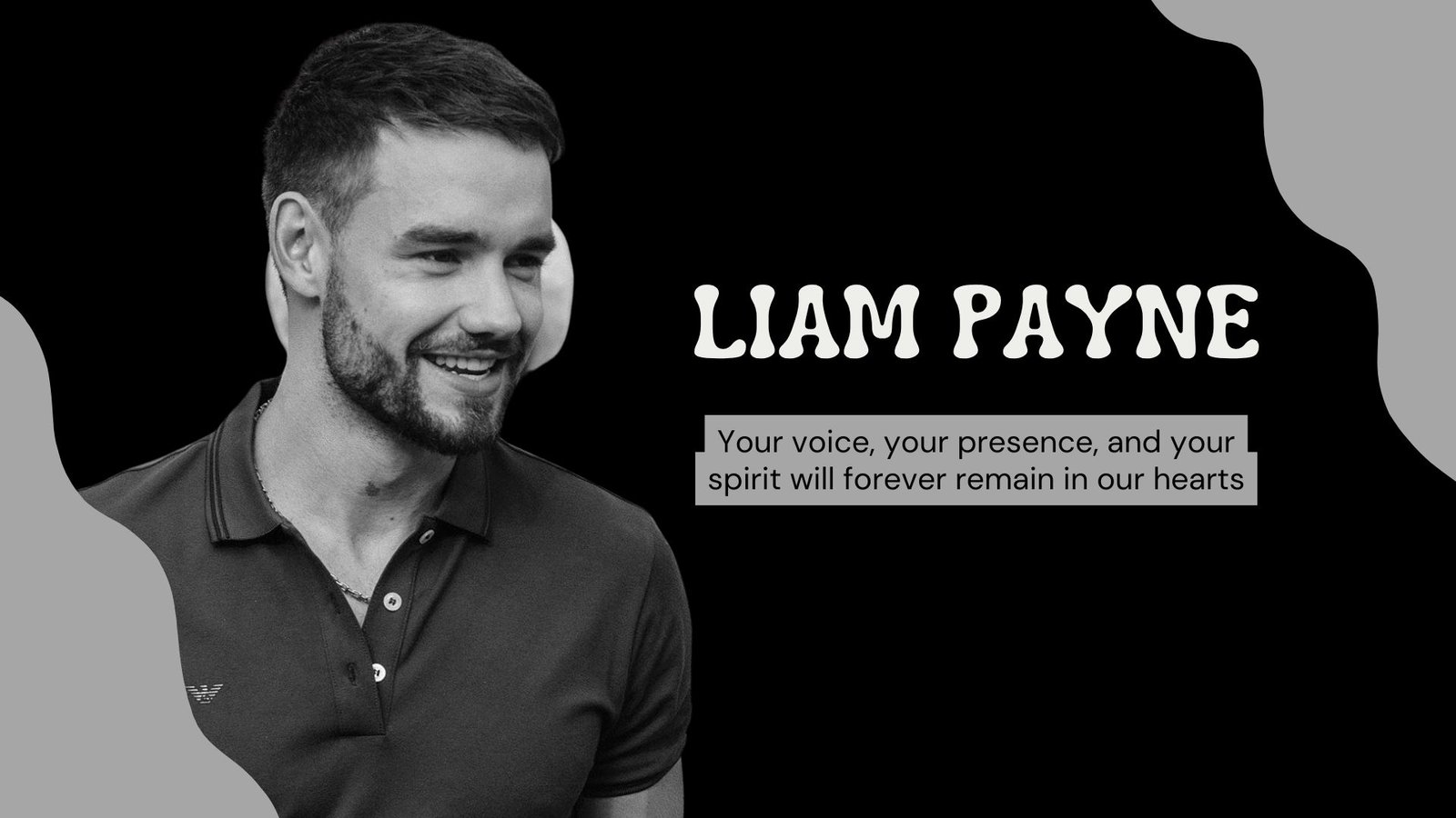 Rest in peace, Liam Payne. Your voice, your presence, and your spirit will forever remain in our hearts.