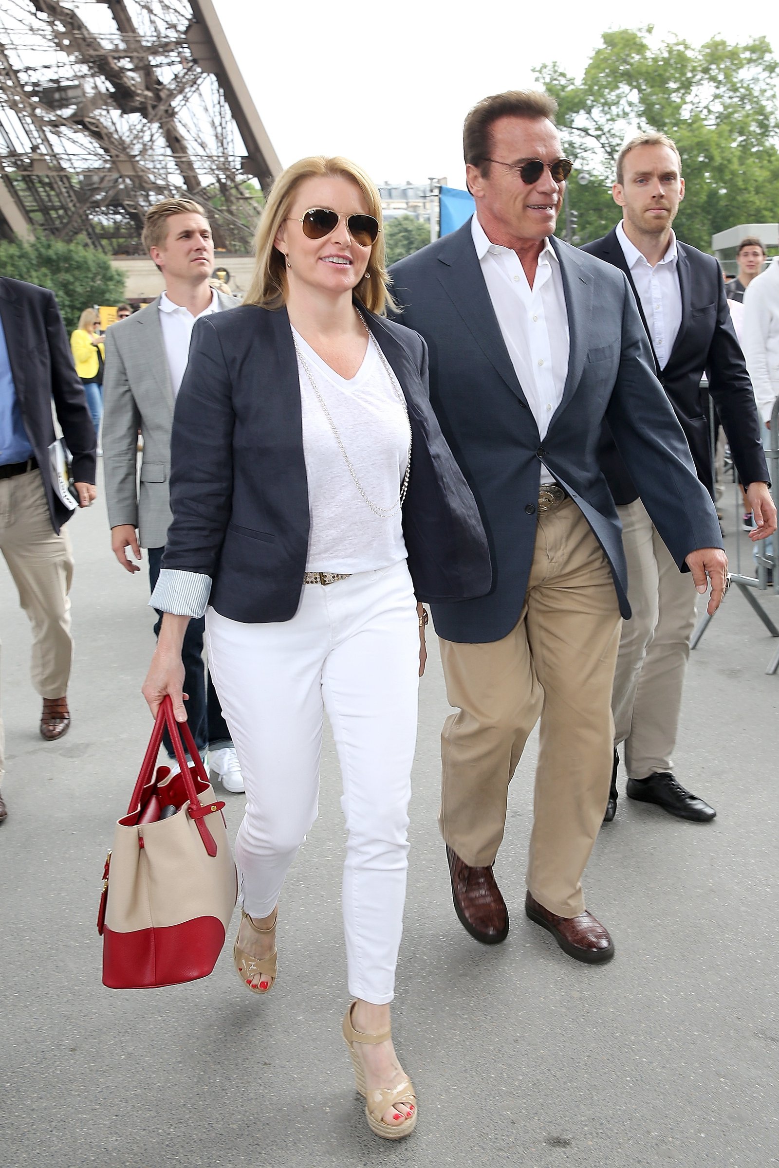 1790771982 585 Arnold Schwarzenegger Spotted on a Rare Date Night with His