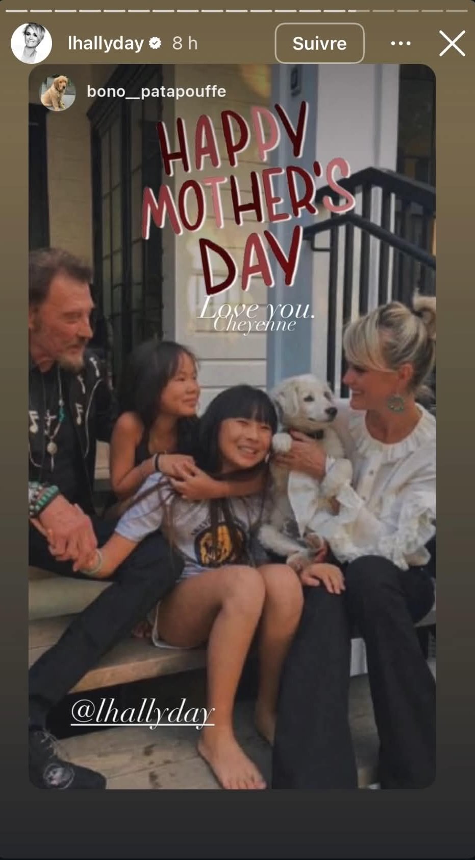Mother s Day: Laeticia Hallyday and Her Daughters Jade and Joy