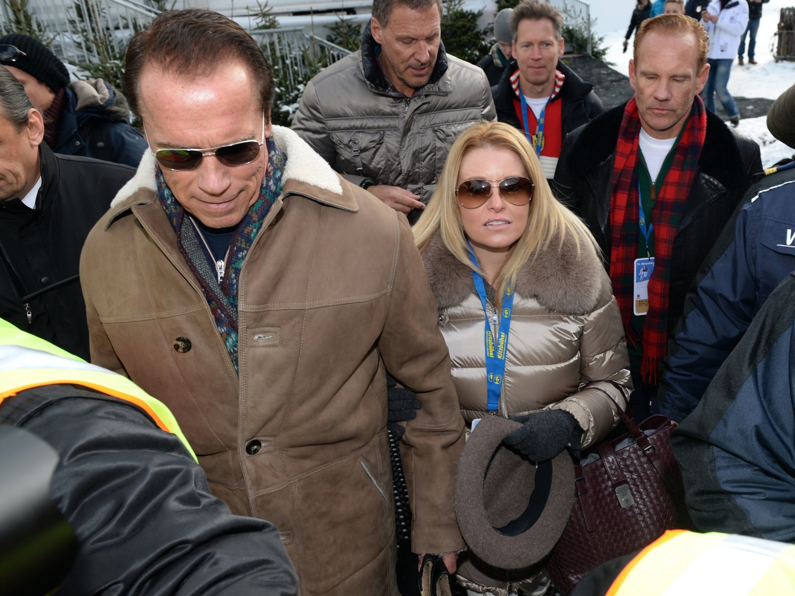 Arnold Schwarzenegger Spotted on a Rare Date Night with His
