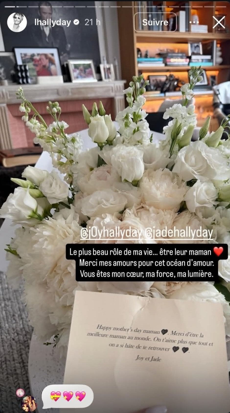 Mother s Day: Laeticia Hallyday and Her Daughters Jade and Joy