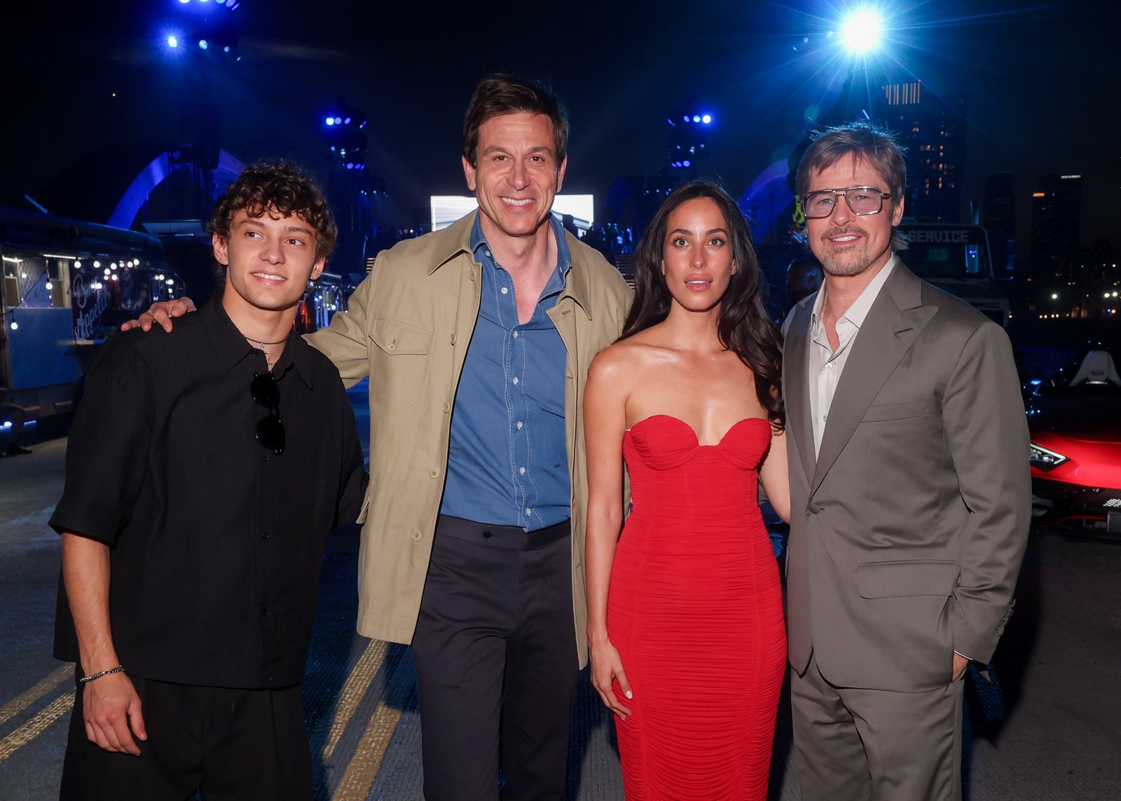 Brad Pitt and Ines de Ramon Shine at the Mercedes-AMG Premiere — See the Photos! 12 1790845397 51 Brad Pitt and Ines de Ramon Shine at the Mercedes AMG