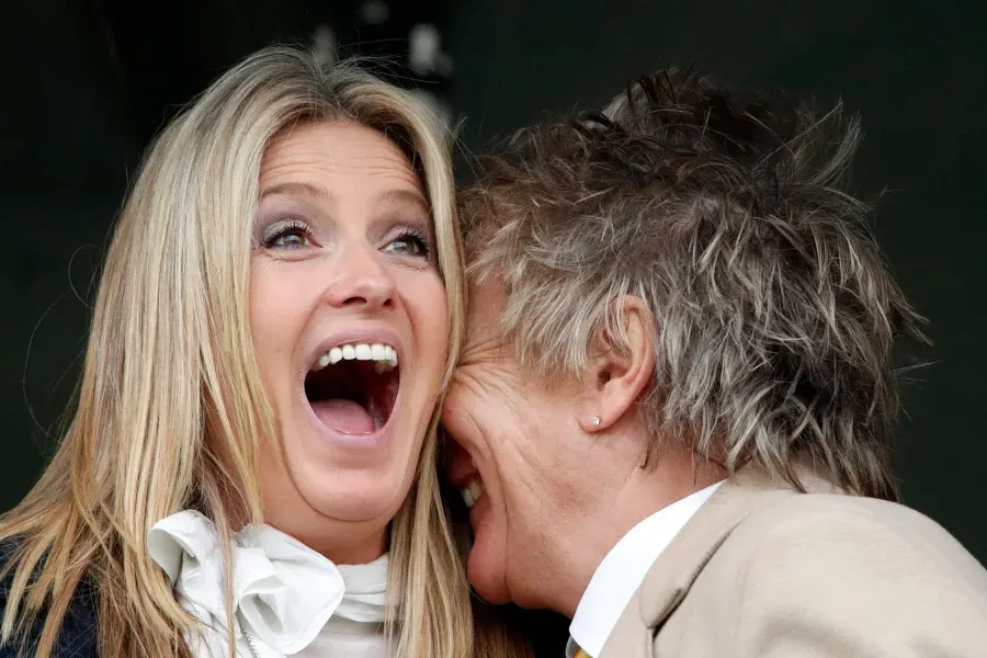 Penny Lancaster Shares Emotional Photo with Rod Stewart Following Health Announcement, Revealing the Meaning Behind Her Song Choice